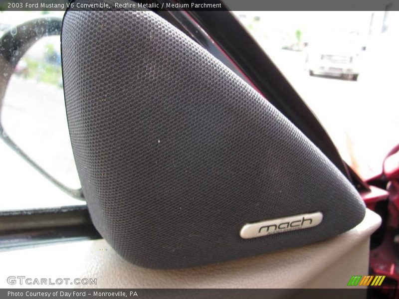Redfire Metallic / Medium Parchment 2003 Ford Mustang V6 Convertible