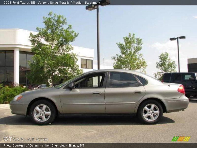 Arizona Beige Metallic / Medium Parchment 2003 Ford Taurus SES