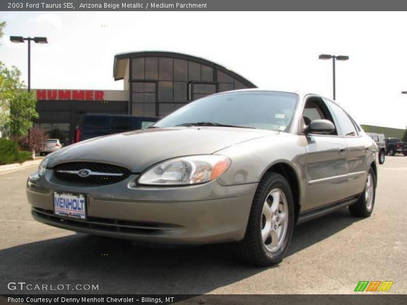 Arizona Beige Metallic / Medium Parchment 2003 Ford Taurus SES