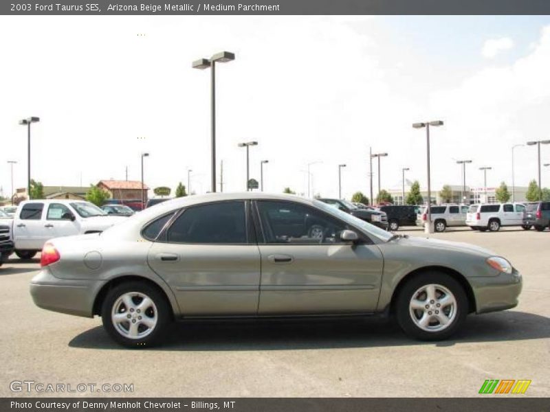 Arizona Beige Metallic / Medium Parchment 2003 Ford Taurus SES