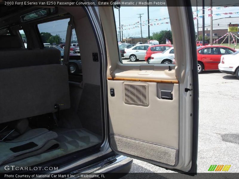 Estate Green Metallic / Medium Pebble 2003 Ford E Series Van E250 Passenger Conversion