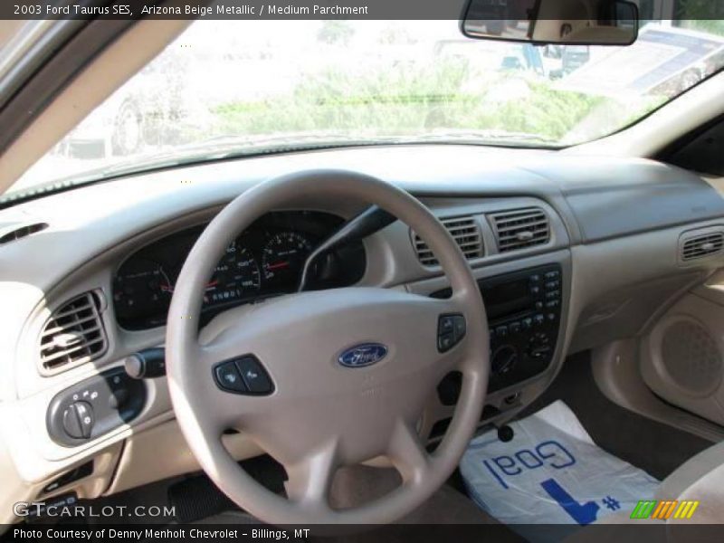 Arizona Beige Metallic / Medium Parchment 2003 Ford Taurus SES