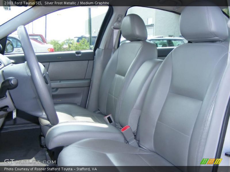 Silver Frost Metallic / Medium Graphite 2003 Ford Taurus SES