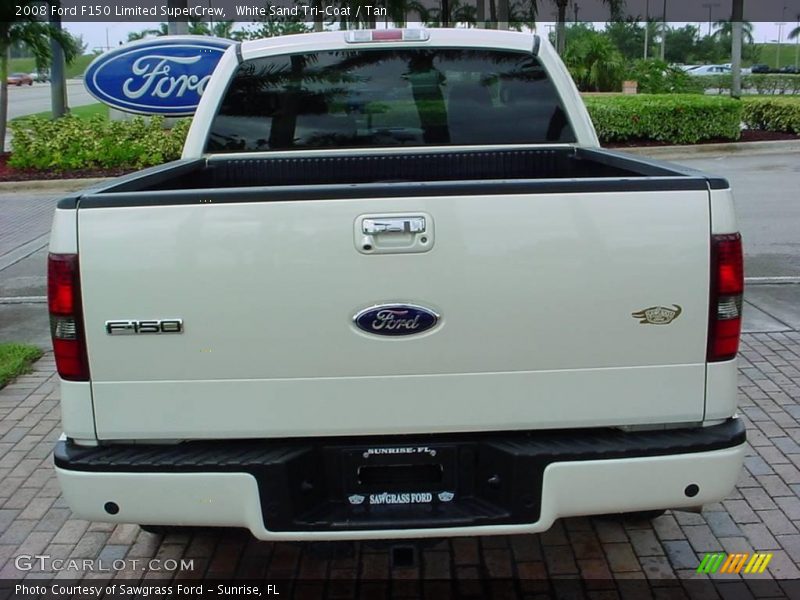 White Sand Tri-Coat / Tan 2008 Ford F150 Limited SuperCrew