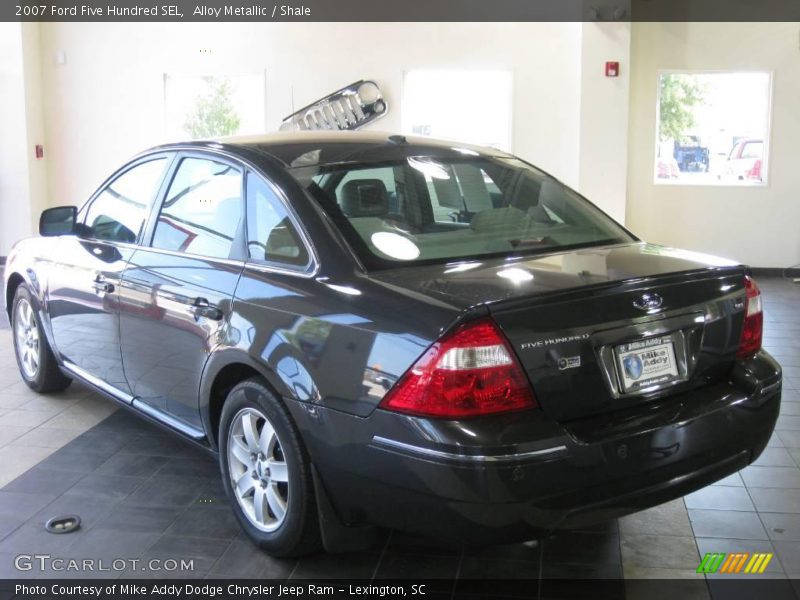 Alloy Metallic / Shale 2007 Ford Five Hundred SEL