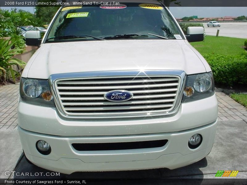 White Sand Tri-Coat / Tan 2008 Ford F150 Limited SuperCrew