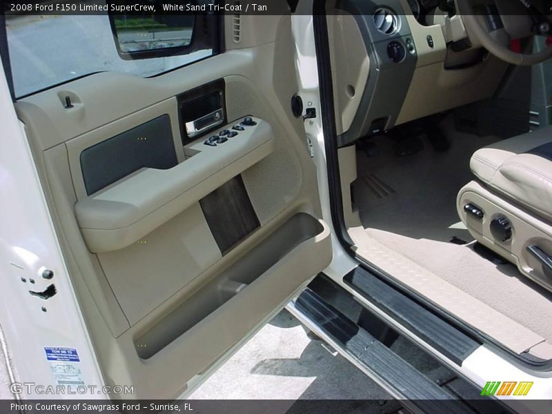 White Sand Tri-Coat / Tan 2008 Ford F150 Limited SuperCrew