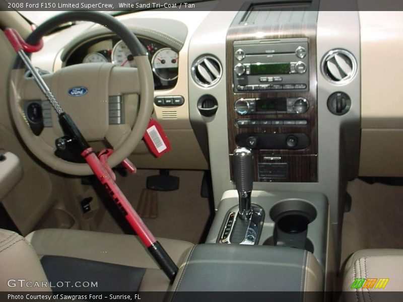 White Sand Tri-Coat / Tan 2008 Ford F150 Limited SuperCrew