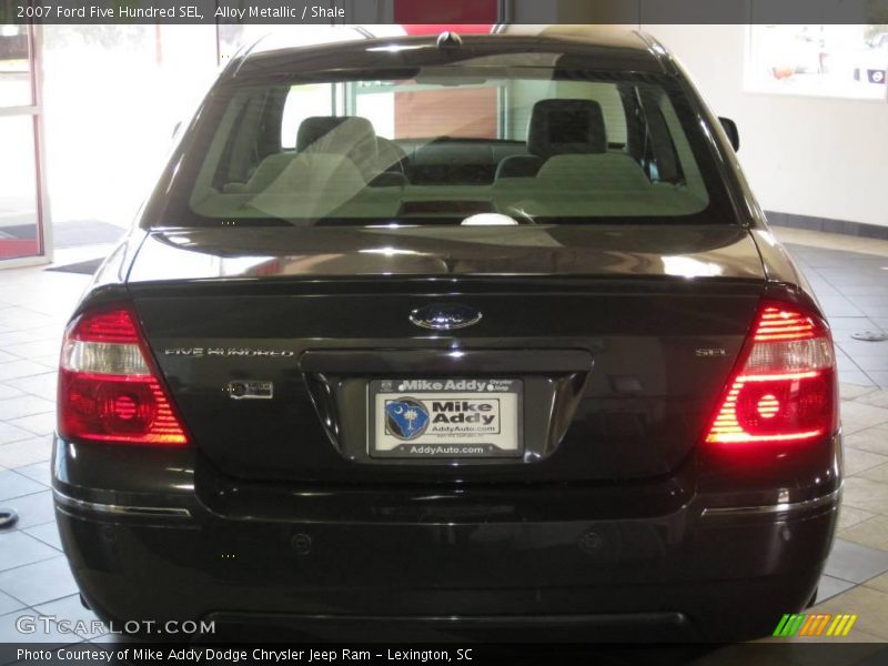Alloy Metallic / Shale 2007 Ford Five Hundred SEL