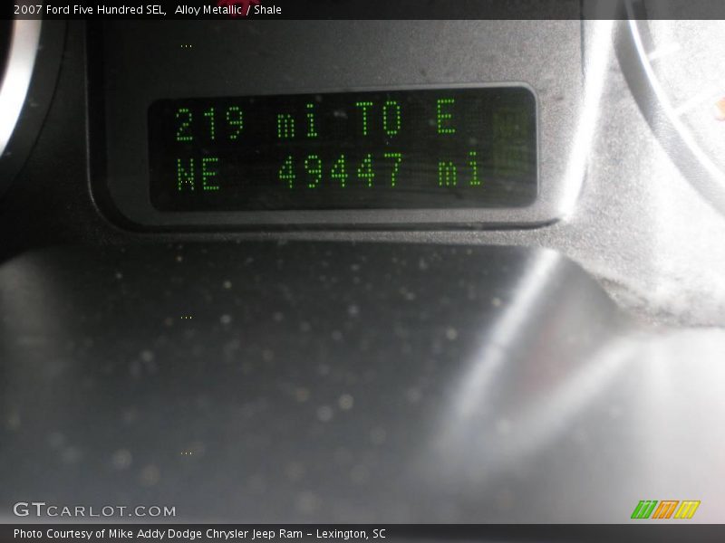Alloy Metallic / Shale 2007 Ford Five Hundred SEL