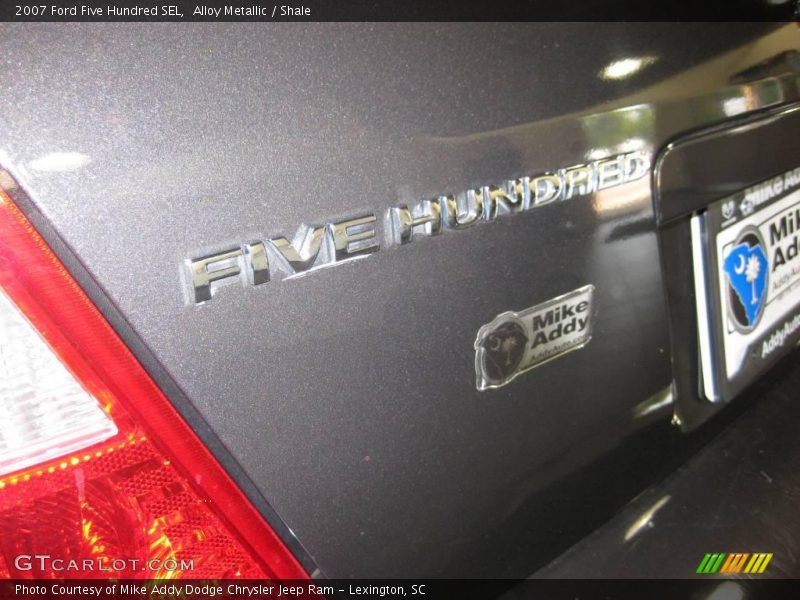 Alloy Metallic / Shale 2007 Ford Five Hundred SEL