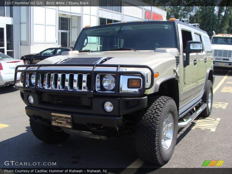 Birch White / Ebony Black 2007 Hummer H2 SUV