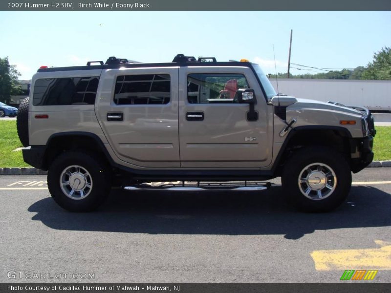 Birch White / Ebony Black 2007 Hummer H2 SUV