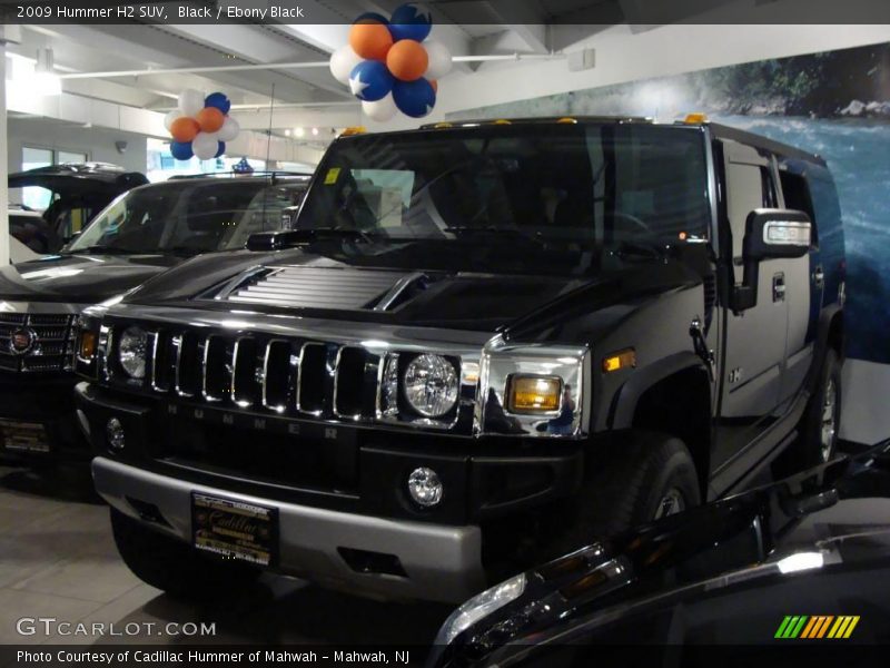 Black / Ebony Black 2009 Hummer H2 SUV