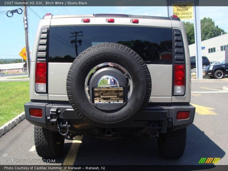 Birch White / Ebony Black 2007 Hummer H2 SUV
