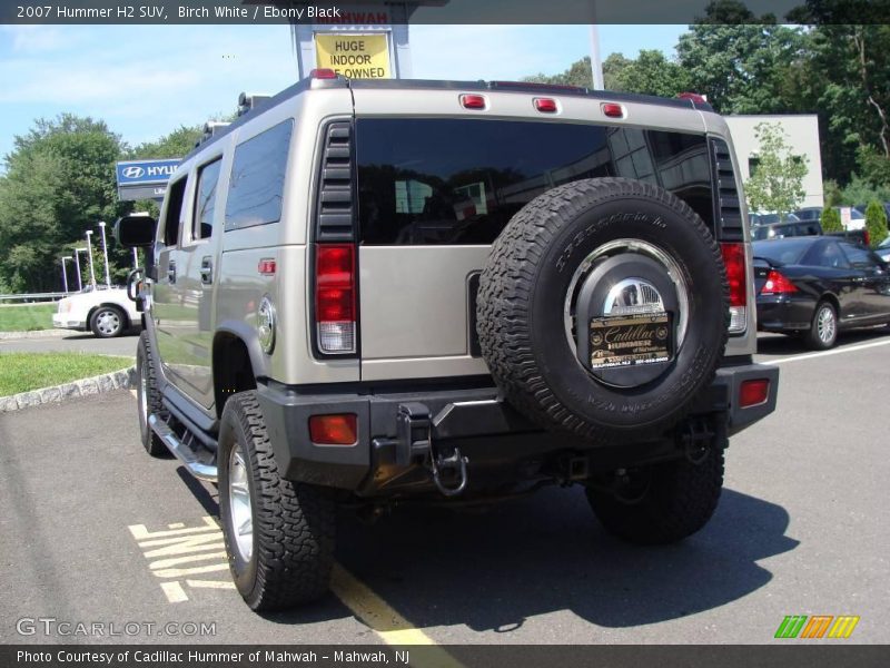 Birch White / Ebony Black 2007 Hummer H2 SUV