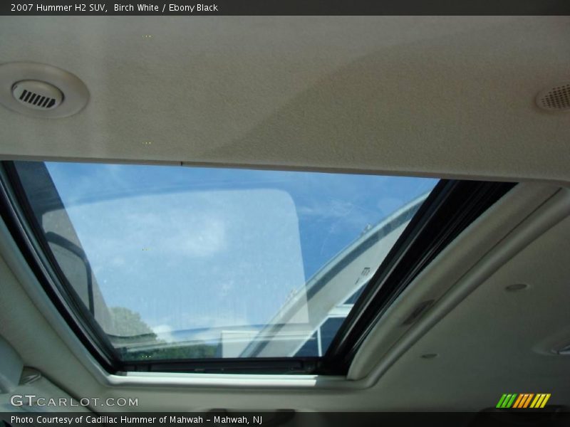 Birch White / Ebony Black 2007 Hummer H2 SUV