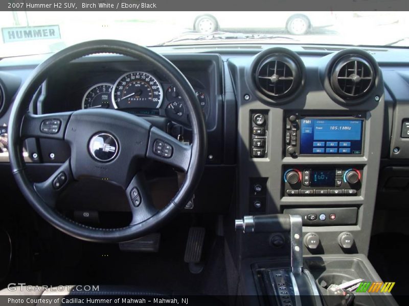 Birch White / Ebony Black 2007 Hummer H2 SUV