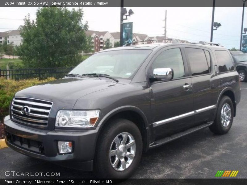 Silver Graphite Metallic / Willow 2004 Infiniti QX 56 4WD