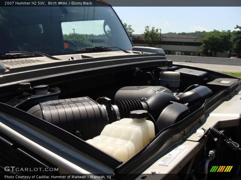 Birch White / Ebony Black 2007 Hummer H2 SUV