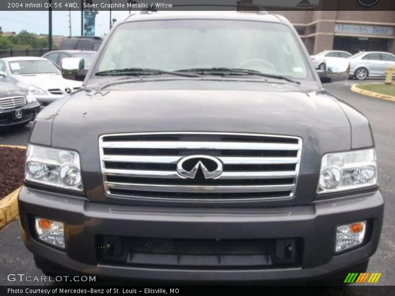 Silver Graphite Metallic / Willow 2004 Infiniti QX 56 4WD