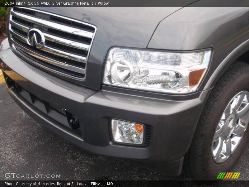 Silver Graphite Metallic / Willow 2004 Infiniti QX 56 4WD