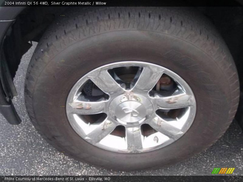 Silver Graphite Metallic / Willow 2004 Infiniti QX 56 4WD
