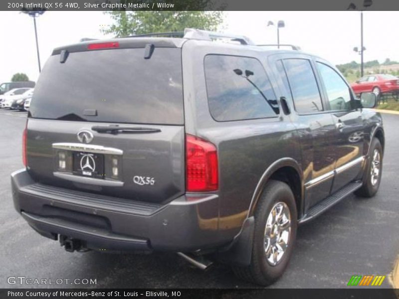 Silver Graphite Metallic / Willow 2004 Infiniti QX 56 4WD