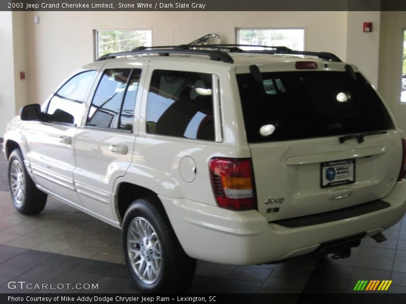 Stone White / Dark Slate Gray 2003 Jeep Grand Cherokee Limited