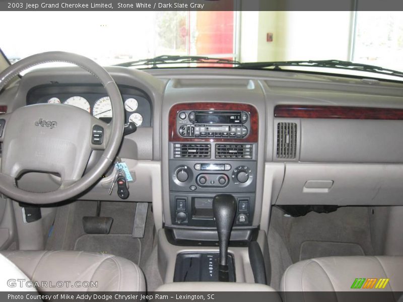 Stone White / Dark Slate Gray 2003 Jeep Grand Cherokee Limited