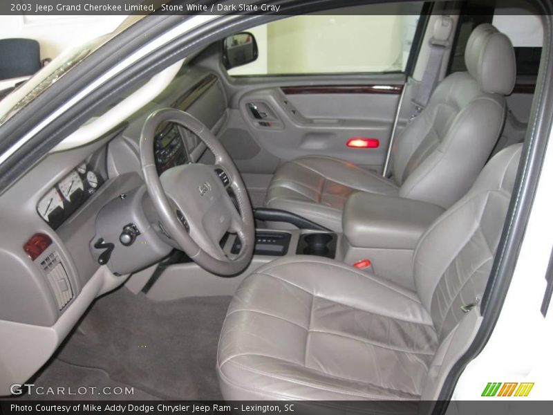 Stone White / Dark Slate Gray 2003 Jeep Grand Cherokee Limited