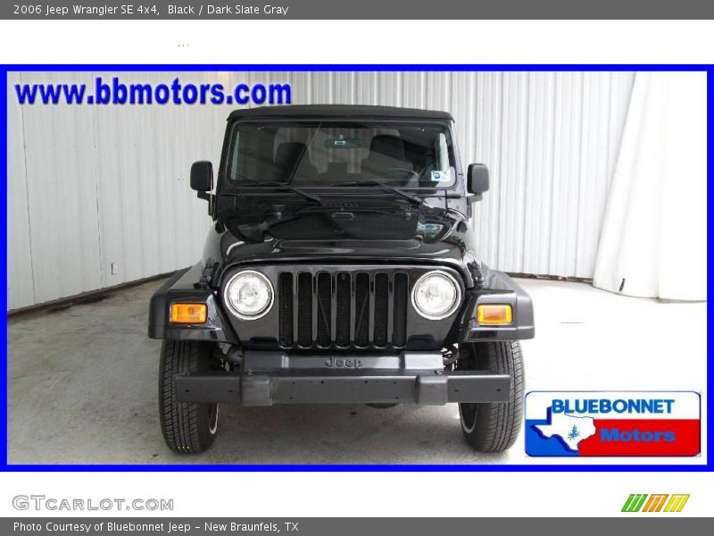 Black / Dark Slate Gray 2006 Jeep Wrangler SE 4x4