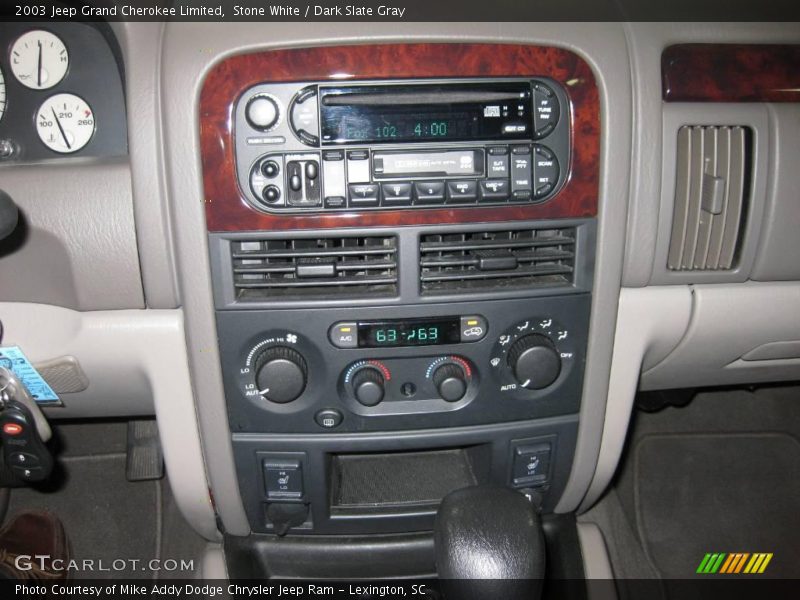 Stone White / Dark Slate Gray 2003 Jeep Grand Cherokee Limited