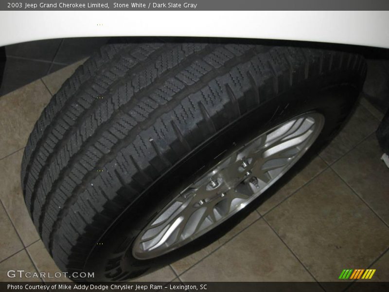 Stone White / Dark Slate Gray 2003 Jeep Grand Cherokee Limited