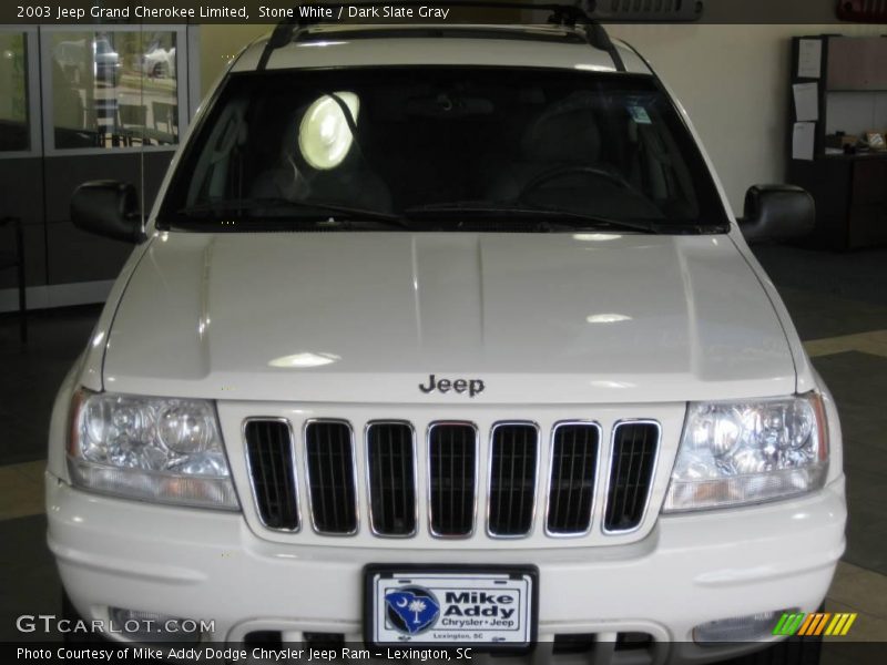 Stone White / Dark Slate Gray 2003 Jeep Grand Cherokee Limited