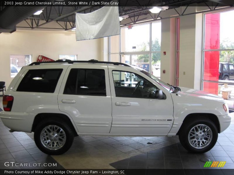 Stone White / Dark Slate Gray 2003 Jeep Grand Cherokee Limited