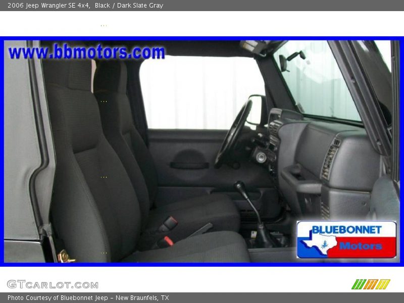 Black / Dark Slate Gray 2006 Jeep Wrangler SE 4x4