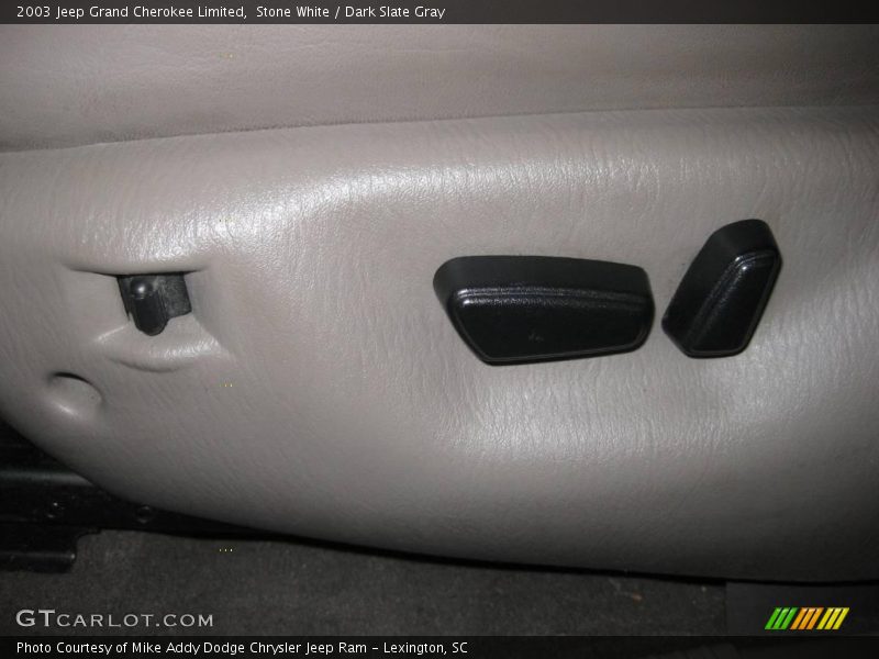 Stone White / Dark Slate Gray 2003 Jeep Grand Cherokee Limited