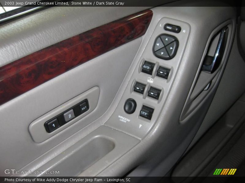 Stone White / Dark Slate Gray 2003 Jeep Grand Cherokee Limited