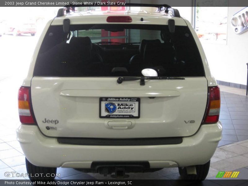 Stone White / Dark Slate Gray 2003 Jeep Grand Cherokee Limited
