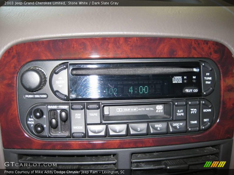 Stone White / Dark Slate Gray 2003 Jeep Grand Cherokee Limited