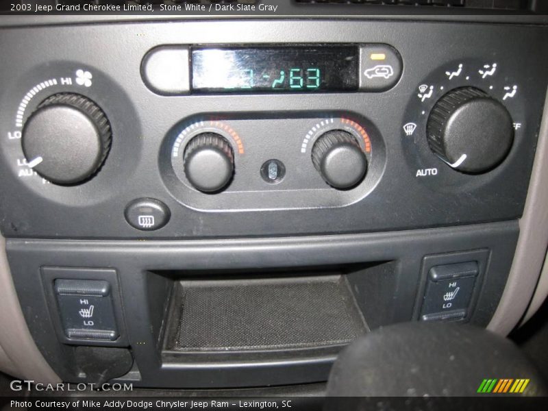 Stone White / Dark Slate Gray 2003 Jeep Grand Cherokee Limited