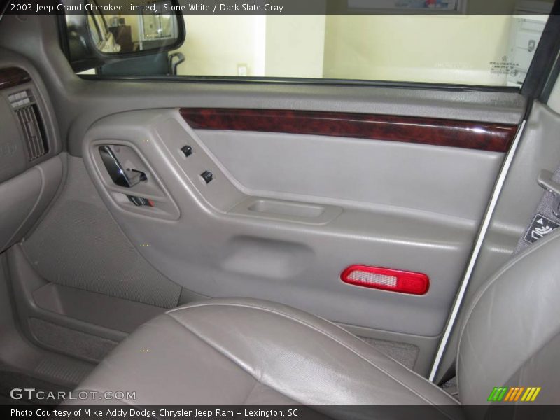 Stone White / Dark Slate Gray 2003 Jeep Grand Cherokee Limited