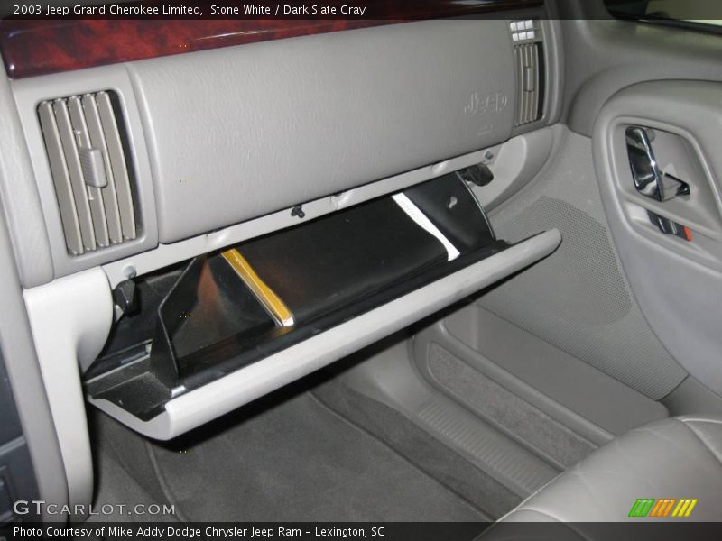 Stone White / Dark Slate Gray 2003 Jeep Grand Cherokee Limited