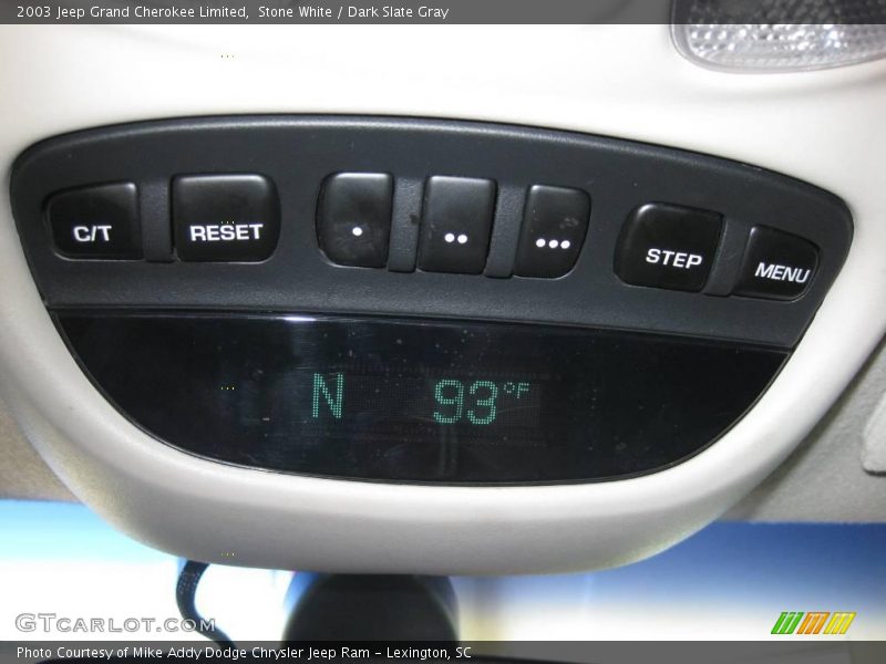 Stone White / Dark Slate Gray 2003 Jeep Grand Cherokee Limited