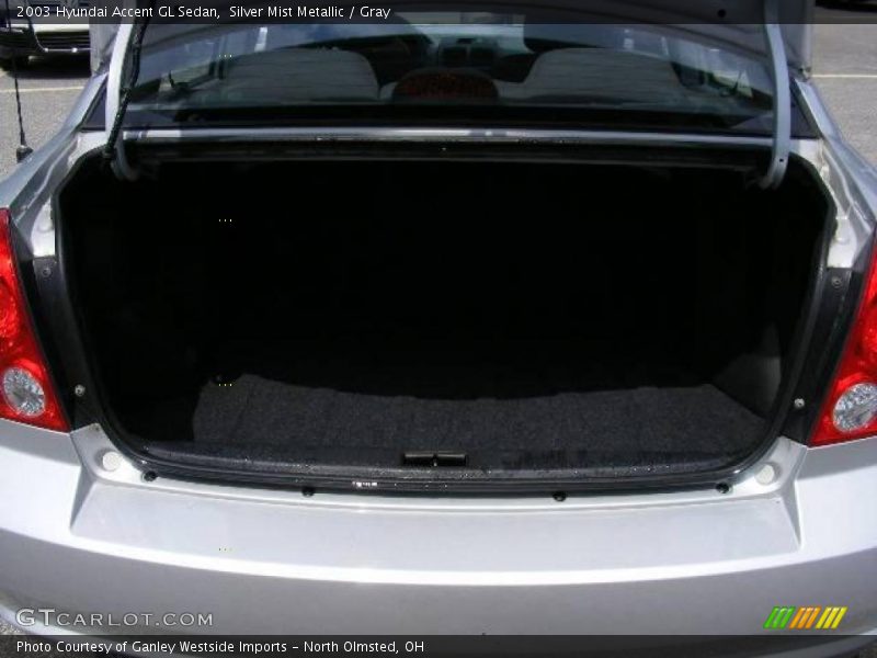 Silver Mist Metallic / Gray 2003 Hyundai Accent GL Sedan