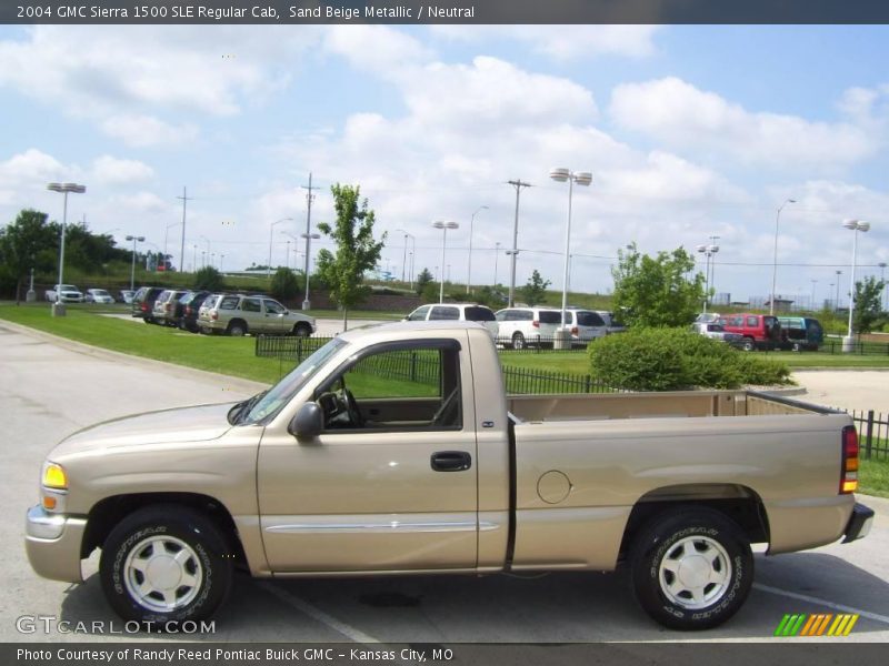 Sand Beige Metallic / Neutral 2004 GMC Sierra 1500 SLE Regular Cab