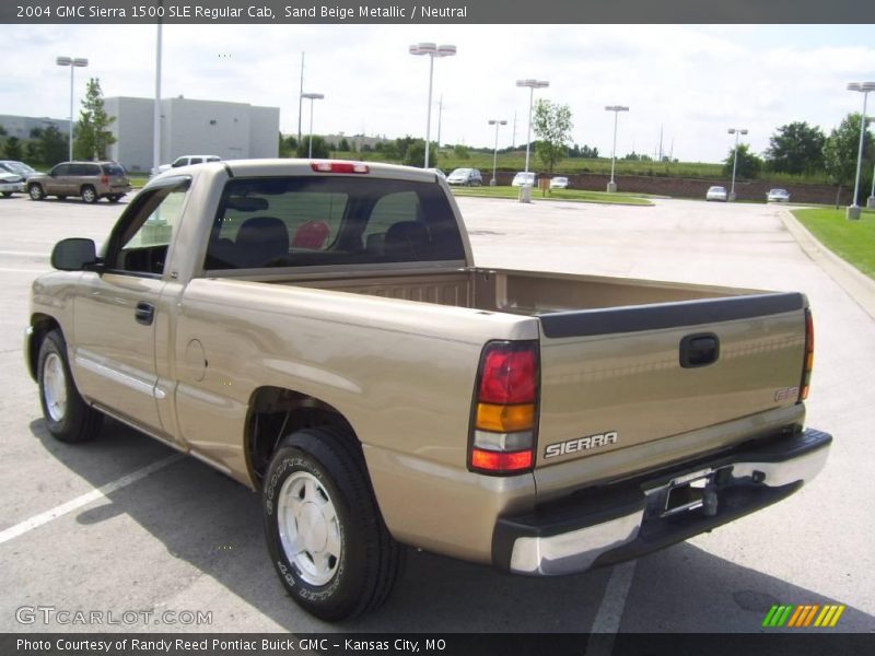 Sand Beige Metallic / Neutral 2004 GMC Sierra 1500 SLE Regular Cab