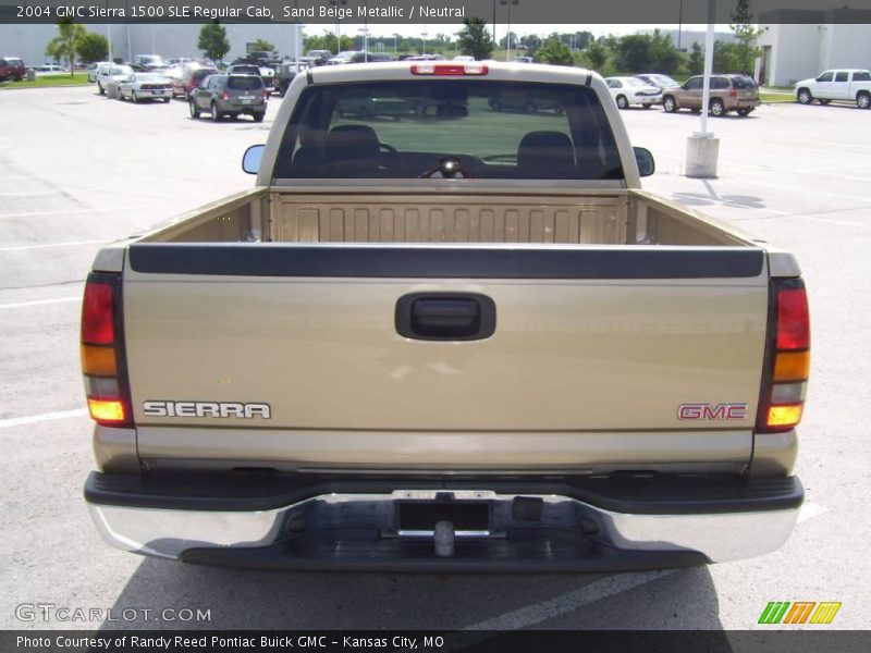 Sand Beige Metallic / Neutral 2004 GMC Sierra 1500 SLE Regular Cab