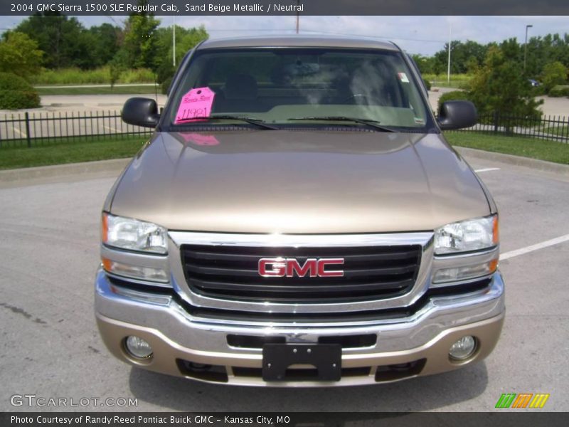 Sand Beige Metallic / Neutral 2004 GMC Sierra 1500 SLE Regular Cab